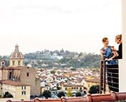 City View of Florence from top of Westin Excelsior Florence