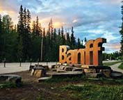 Banff Entrance Sign